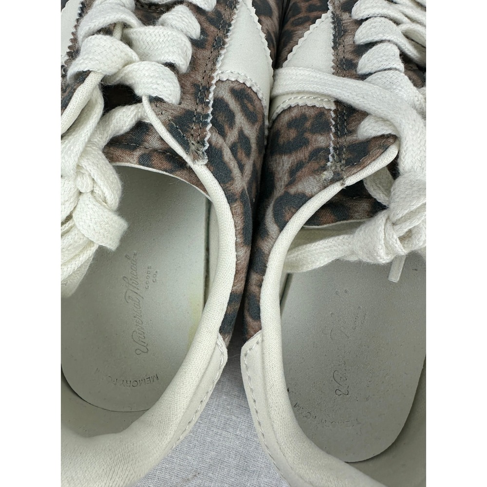 Universal Thread Leopard Print Sneakers Womens 6‎ Memory Foam Low Top Lace Brown - Picture 4 of 5